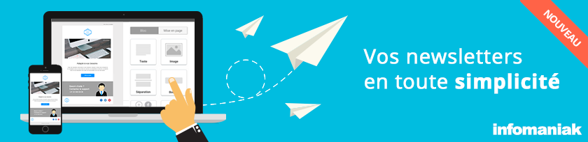outil de newsletter d'Infomaniak
